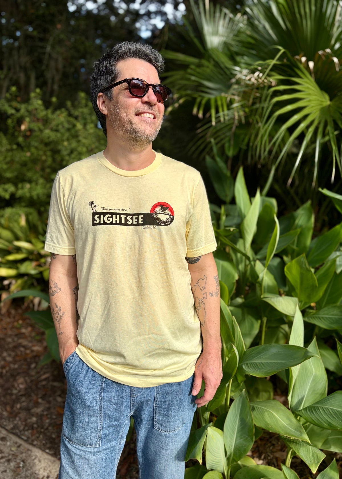 Wish You Were Here Tee - Butter