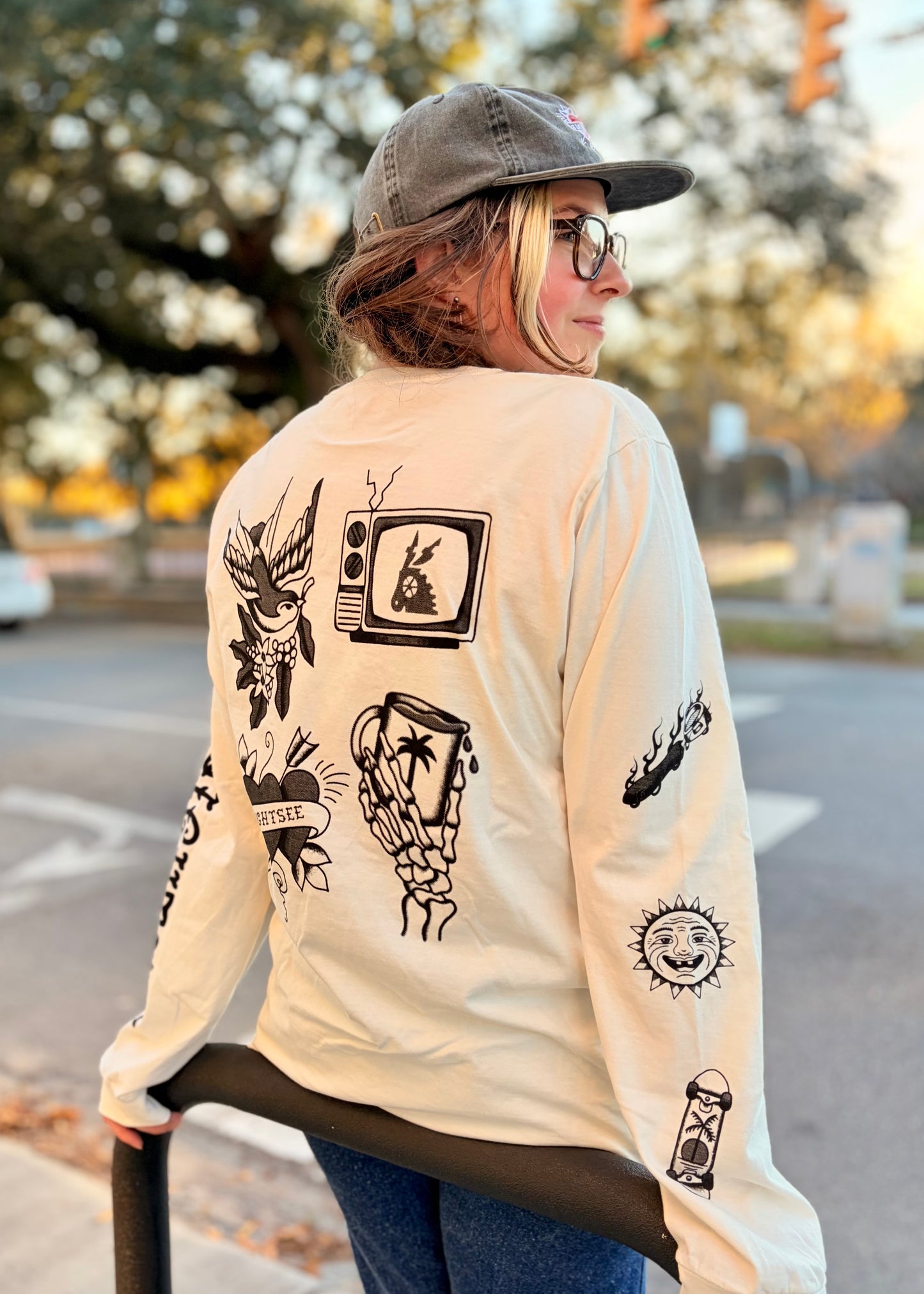 Sightsee Tattoo Long Sleeve Tee
