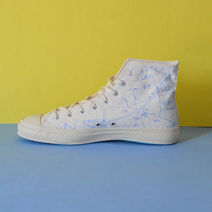 Shoes Like Pottery Hand-drawn Kurume Map