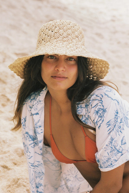 Esme Scalloped Bucket Hat