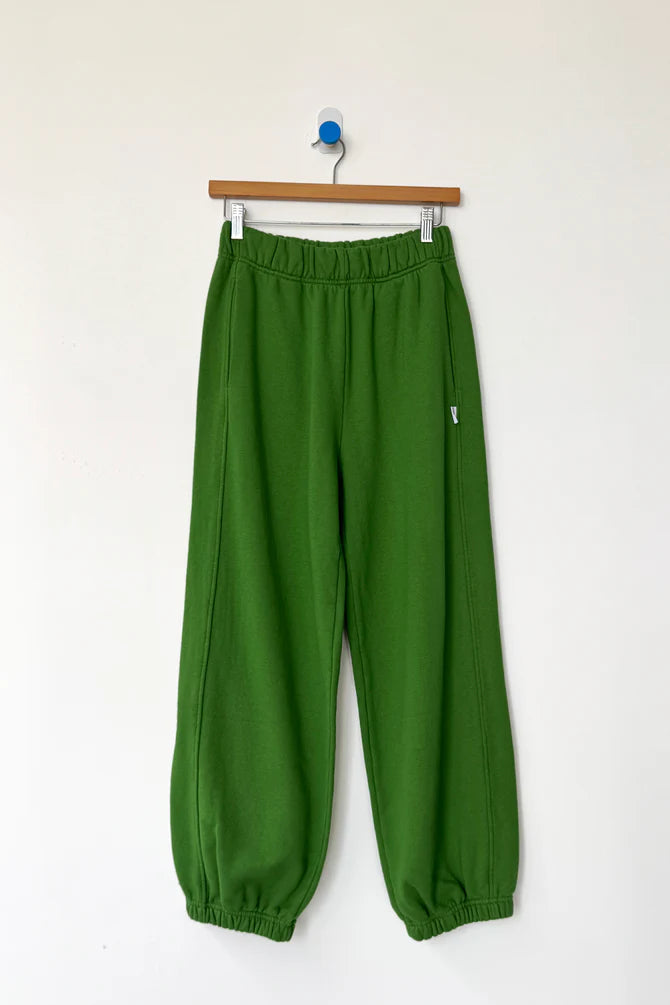 French Terry Balloon Pant - Avocado