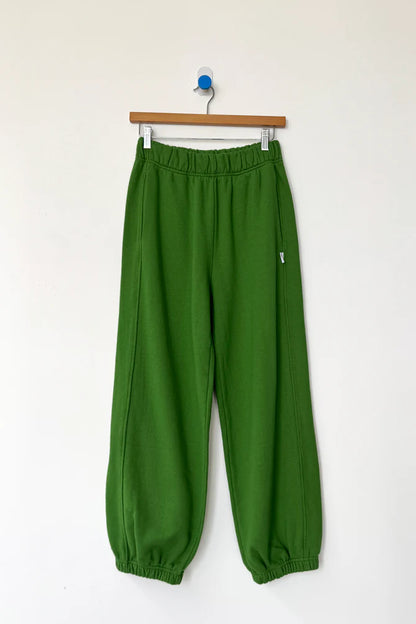 French Terry Balloon Pant - Avocado