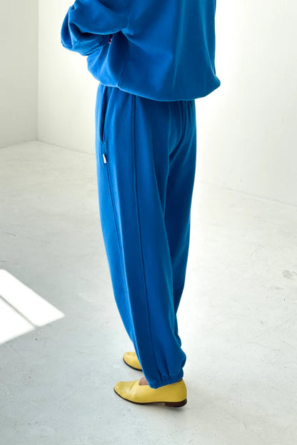 French Terry Balloon Pant - Lagoon