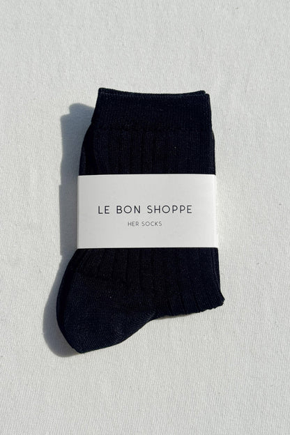 Her Socks (MC Cotton) - True Black