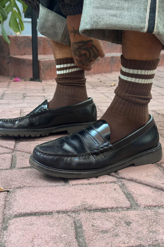 Boyfriend Socks - Wood
