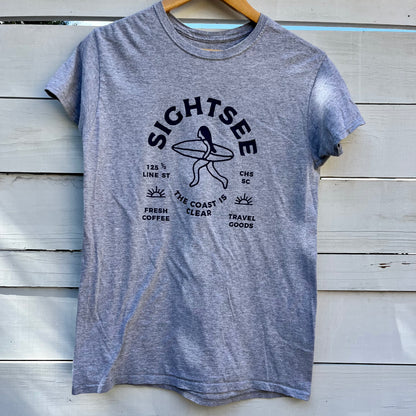 Upcycled Shirt: Heather Grey, S