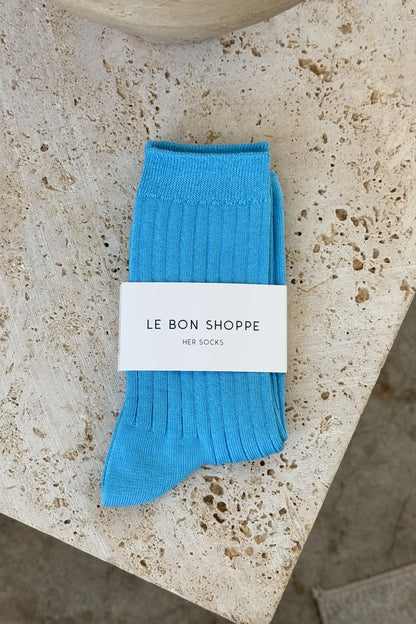 Her Socks (MC Cotton) - Blue Water