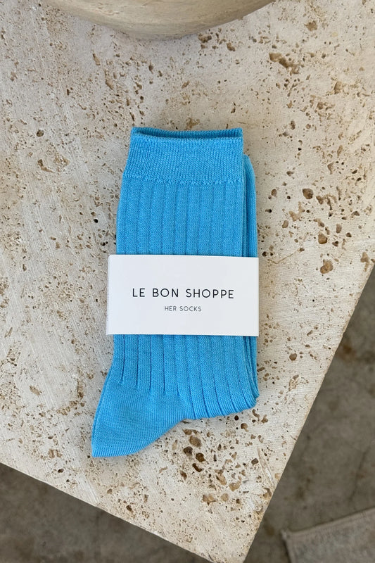 Her Socks (MC Cotton) - Blue Water