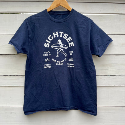 Upcycled Shirt: Navy, M