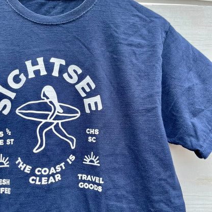 Upcycled Shirt: Navy, M