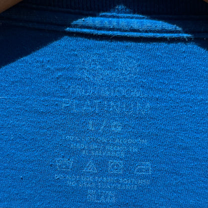 Upcycled Shirt: Blue Fruit of the Loom, L