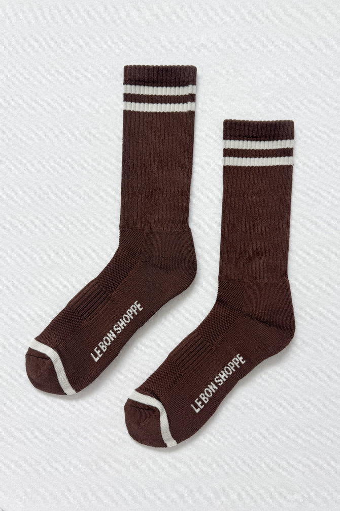 Boyfriend Socks - Wood