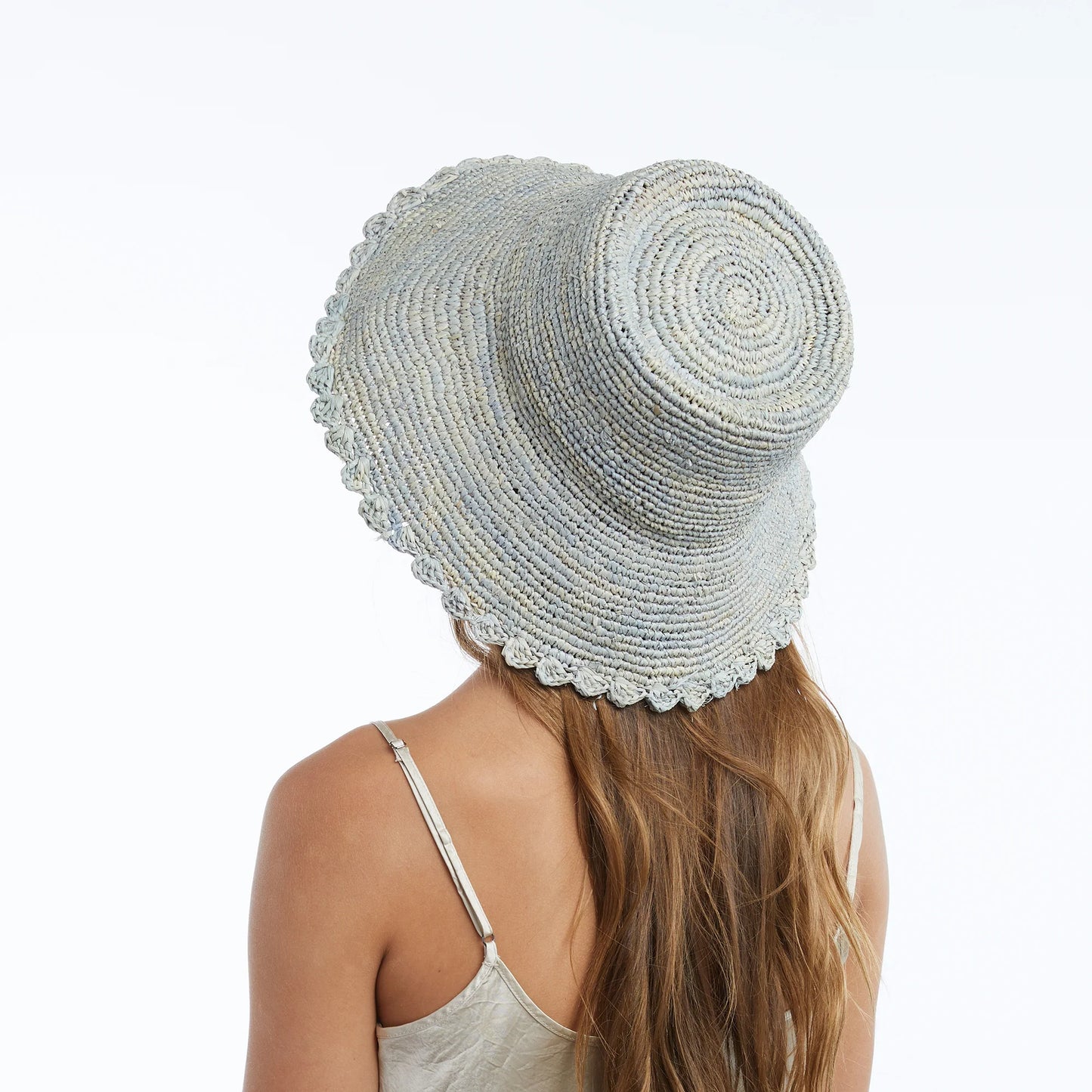 Lacey Hat - Light Blue