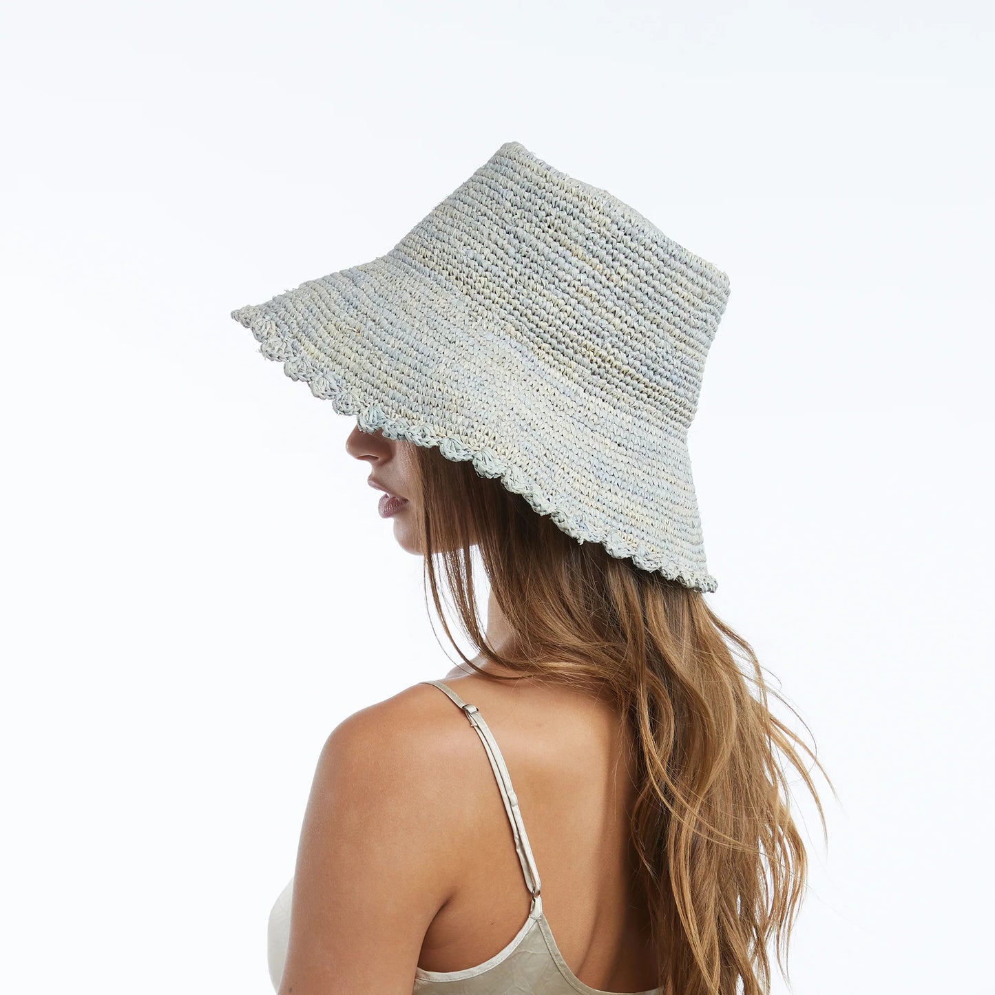 Lacey Hat - Light Blue