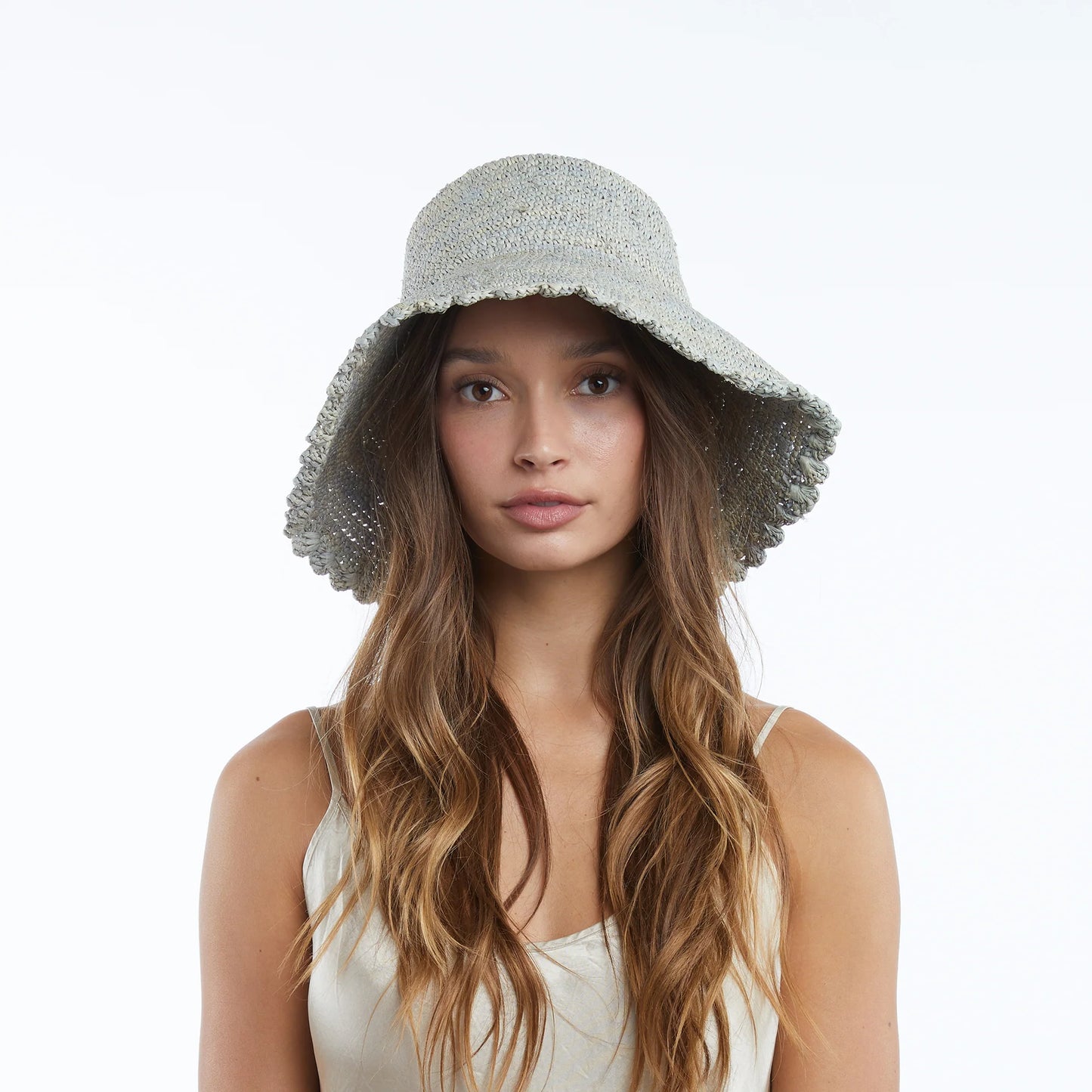 Lacey Hat - Light Blue