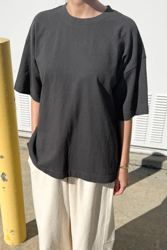 Jayden Boxy Tee - Dark Slate