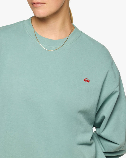 Logo Long Sleeve - Blue Lagoon