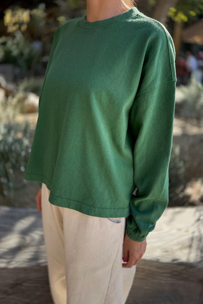 Naturelle Tee - Moss Green