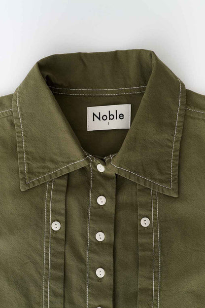 Noble Collared Shirt - Olive
