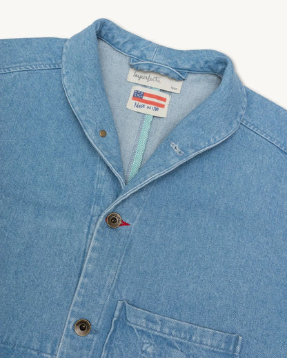 Shepherds Shirt in Sky Blue Denim