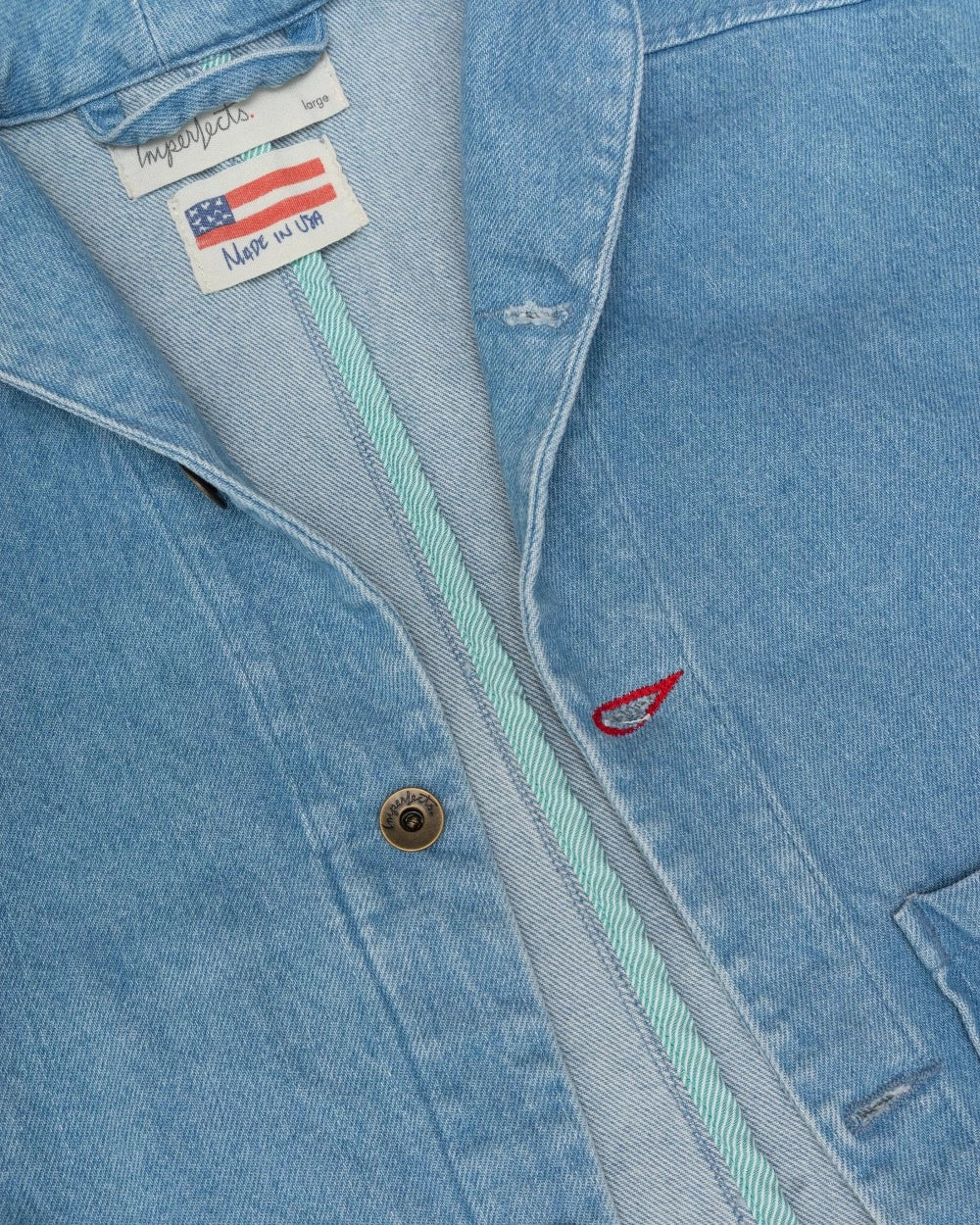 Shepherds Shirt in Sky Blue Denim