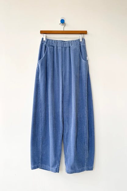 Soft Corduroy Arc Pant - Blue
