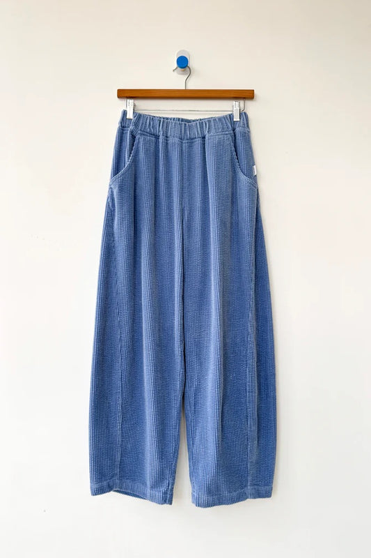 Soft Corduroy Arc Pant - Blue