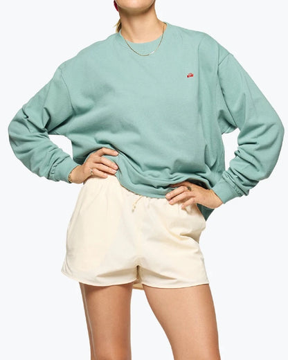 Logo Long Sleeve - Blue Lagoon