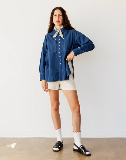 Noble Collared Shirt - Navy