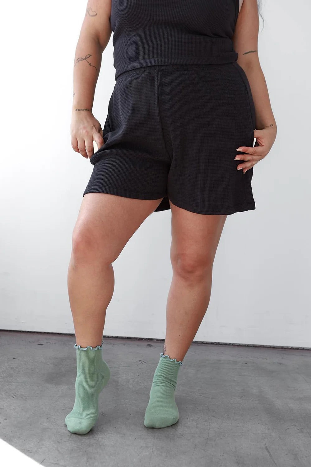 Waffle Short - Ash