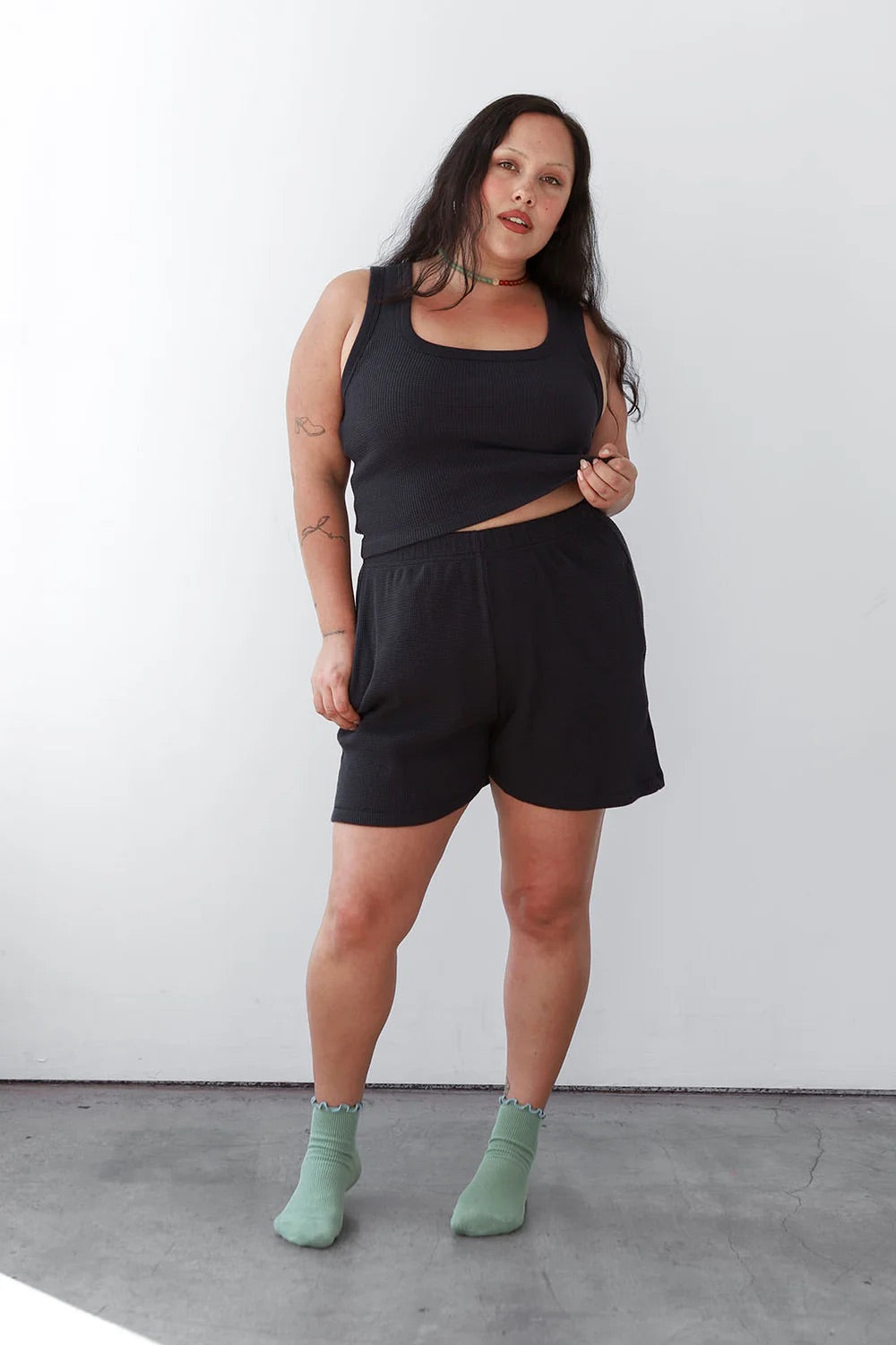 Waffle Short - Ash