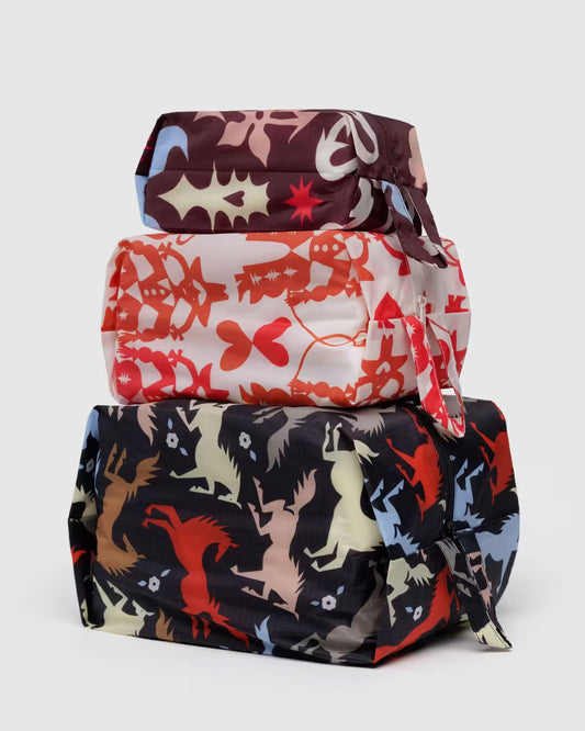 Baggu 3D Zip Set: Western Cut-Outs