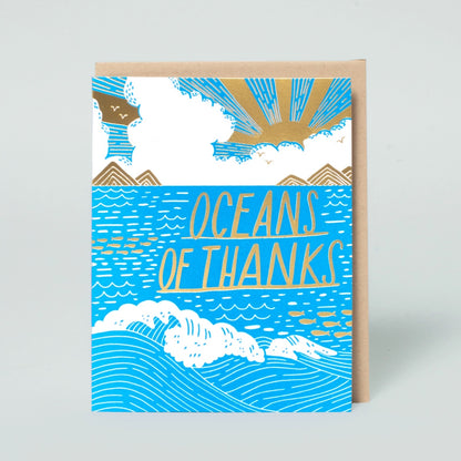 Oceans of Thanks Card