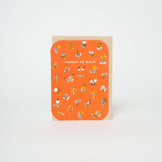 Thank You Little Flowers Card