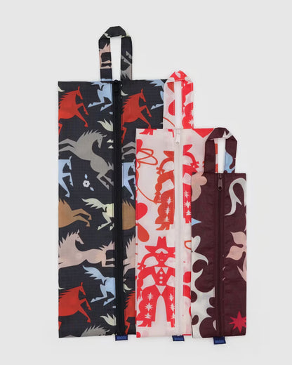 Baggu 3D Zip Set: Western Cut-Outs