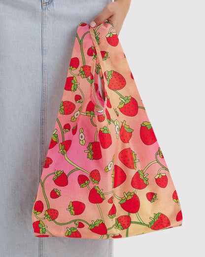 Baggu Reusable Tote: Strawberry Blossom
