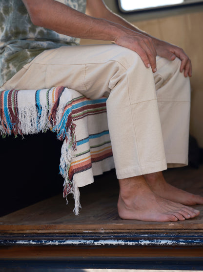 Canvas Work Pants - Natural