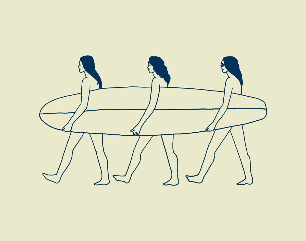 "Surfers" 11x14 Print