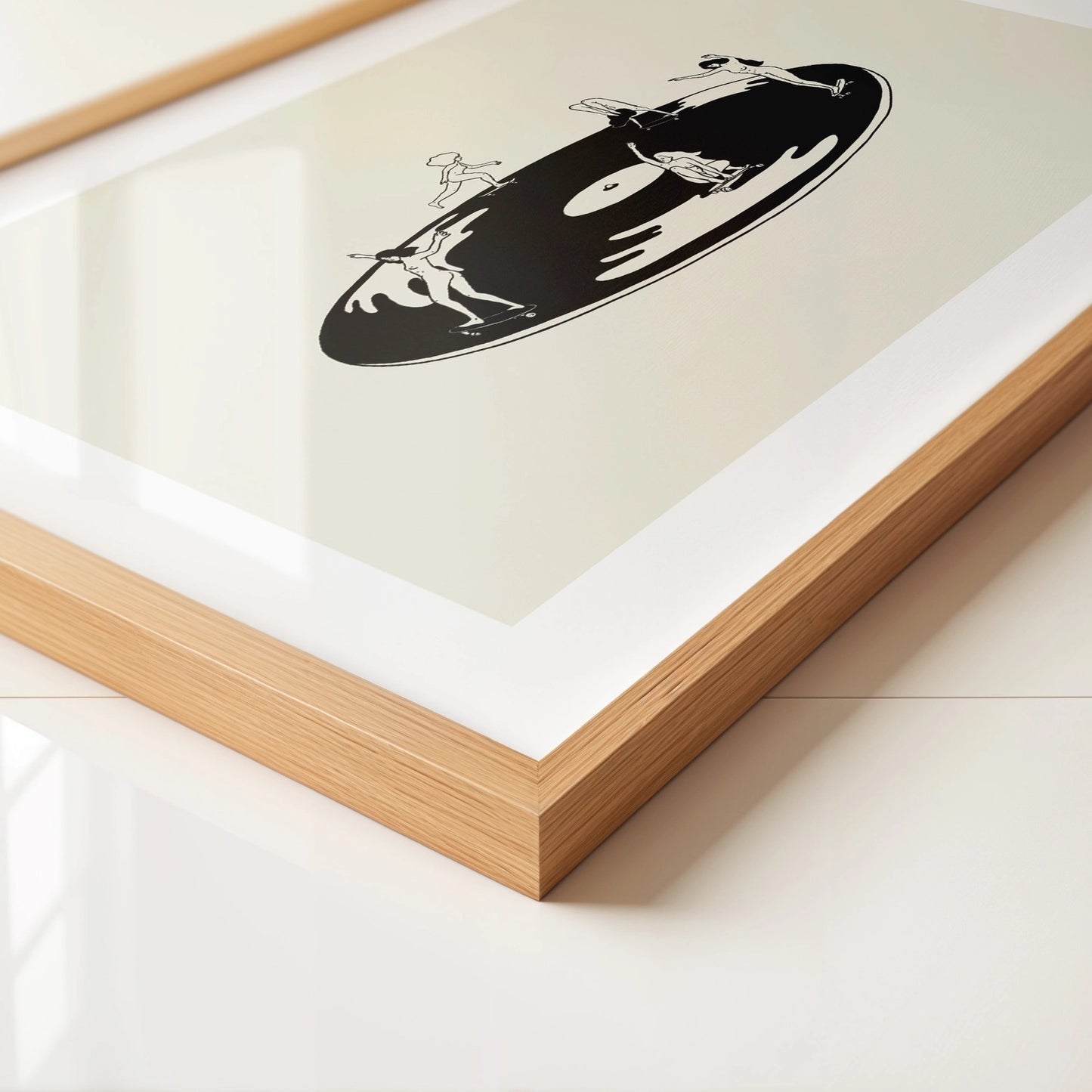 "Skate Session on Vinyl" 11x14 Print