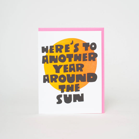Around the Sun Birthday Card