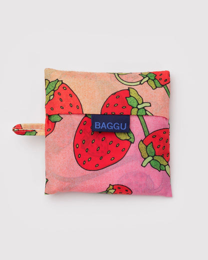 Baggu Reusable Tote: Strawberry Blossom