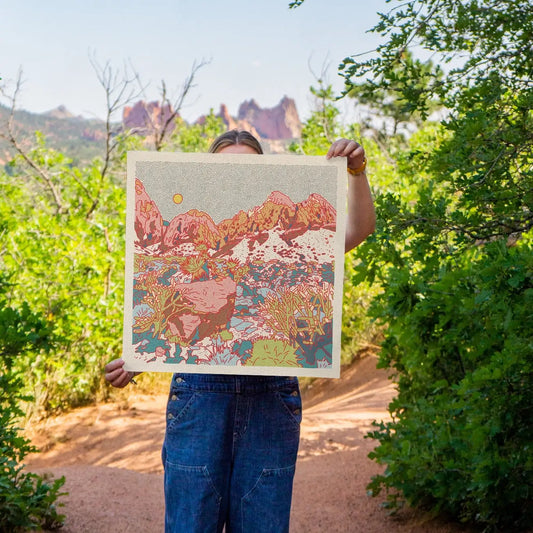 Desert Mountain #29 Print - 12"x12"