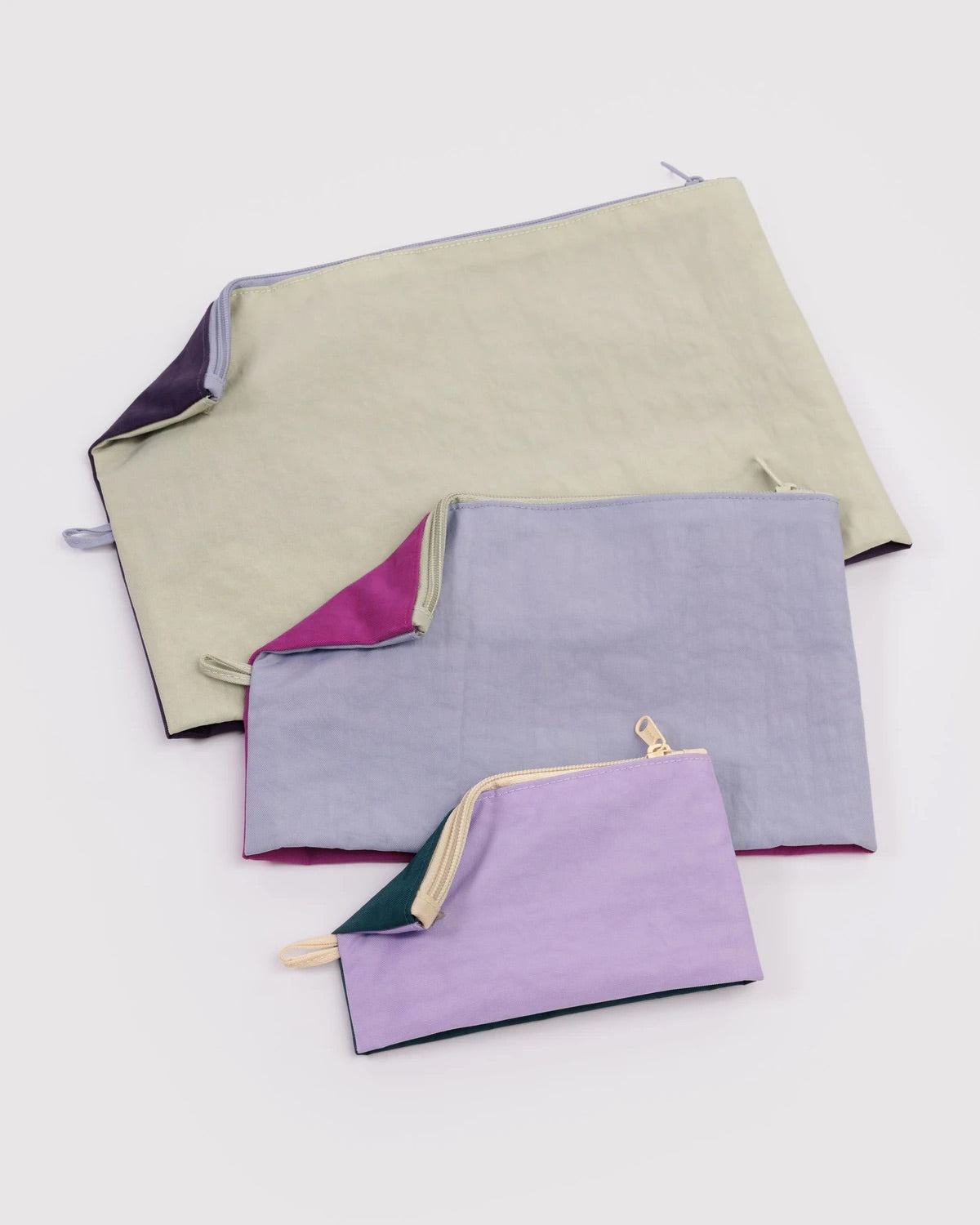 Baggu Go Pouch Set: Lagoon Mix