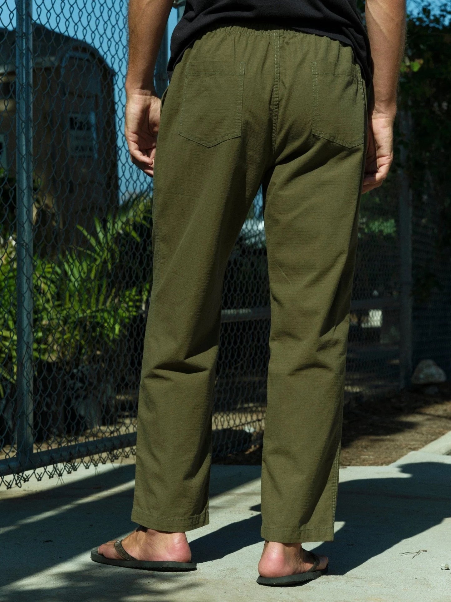 Drawstring Salvador Pants - Mash Green