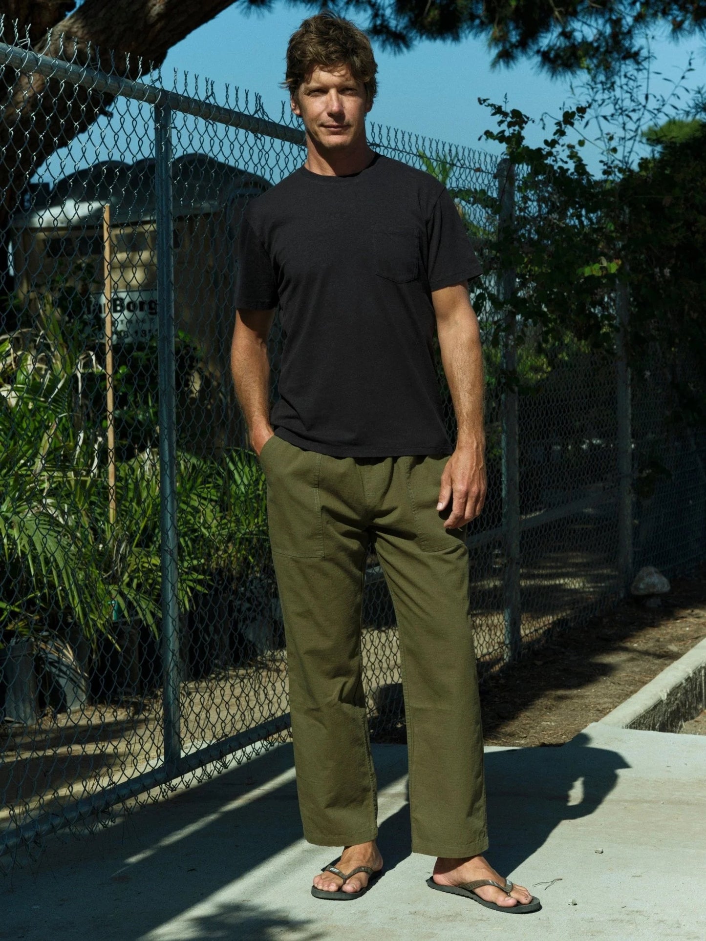 Drawstring Salvador Pants - Mash Green