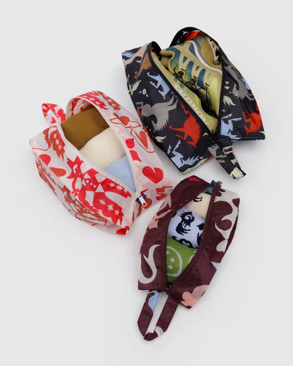 Baggu 3D Zip Set: Western Cut-Outs