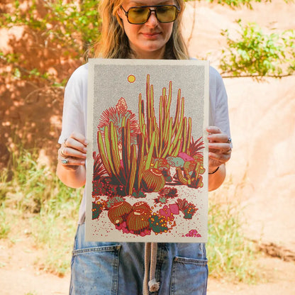 Cactus Planet #2 - 12x18