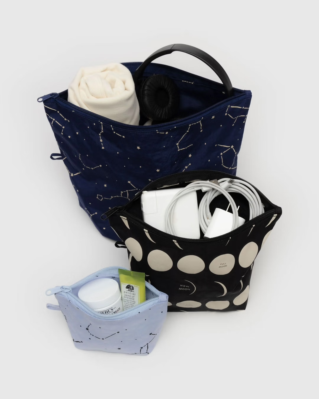 Baggu Go Pouch Set: Night Sky