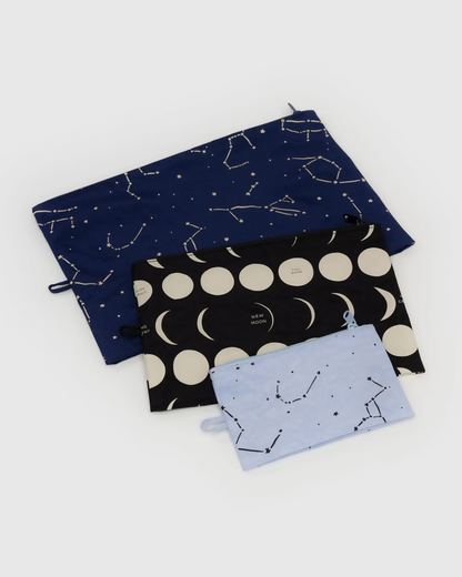 Baggu Go Pouch Set: Night Sky