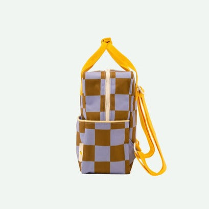 Small Checkerboard Backpack | Blooming Purple